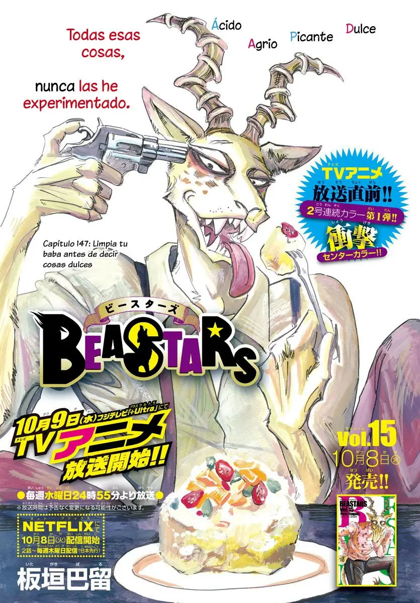 Beastars capítulo 147 página 3