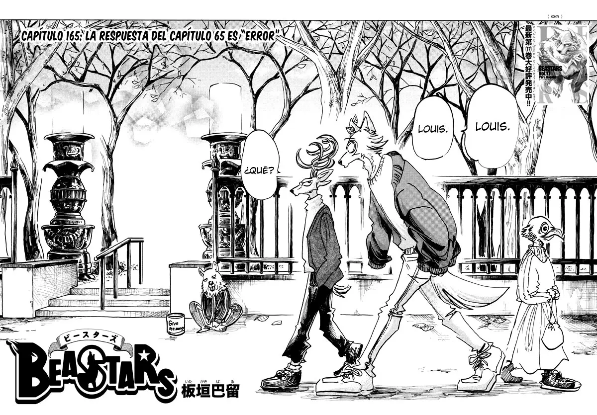 Beastars capítulo 165 página 3