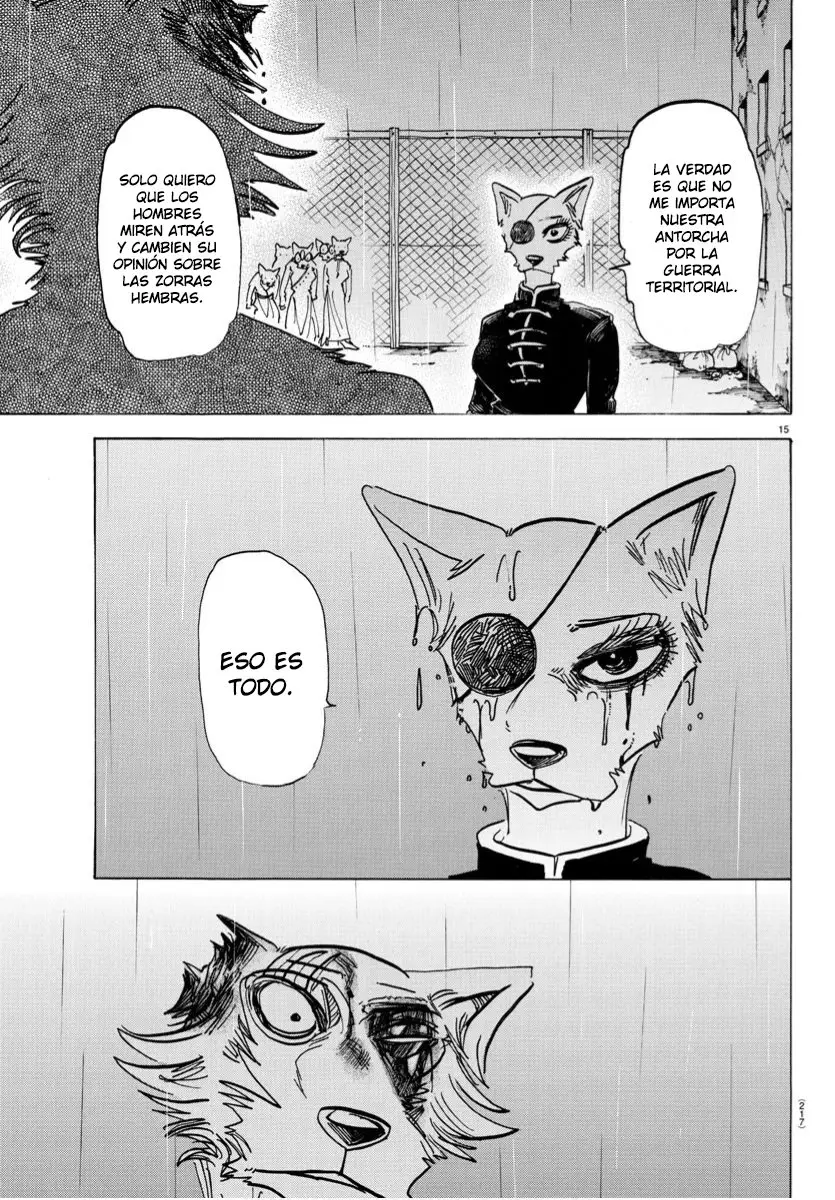 Beastars capítulo 180 página 15