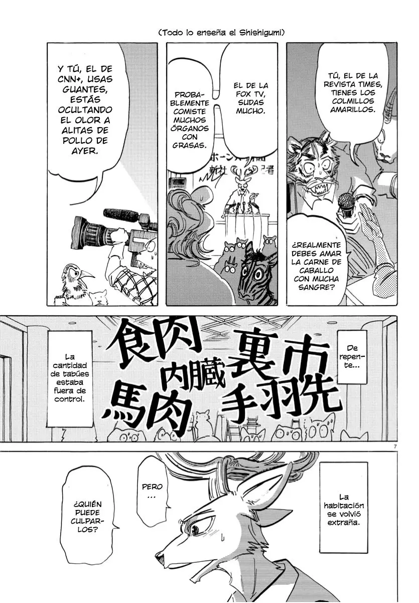 Beastars capítulo 182 página 9