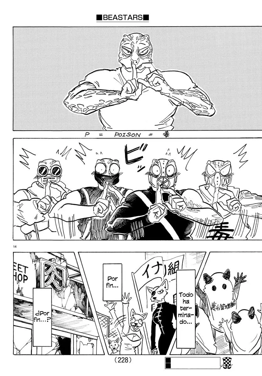 Beastars capítulo 192 página 14
