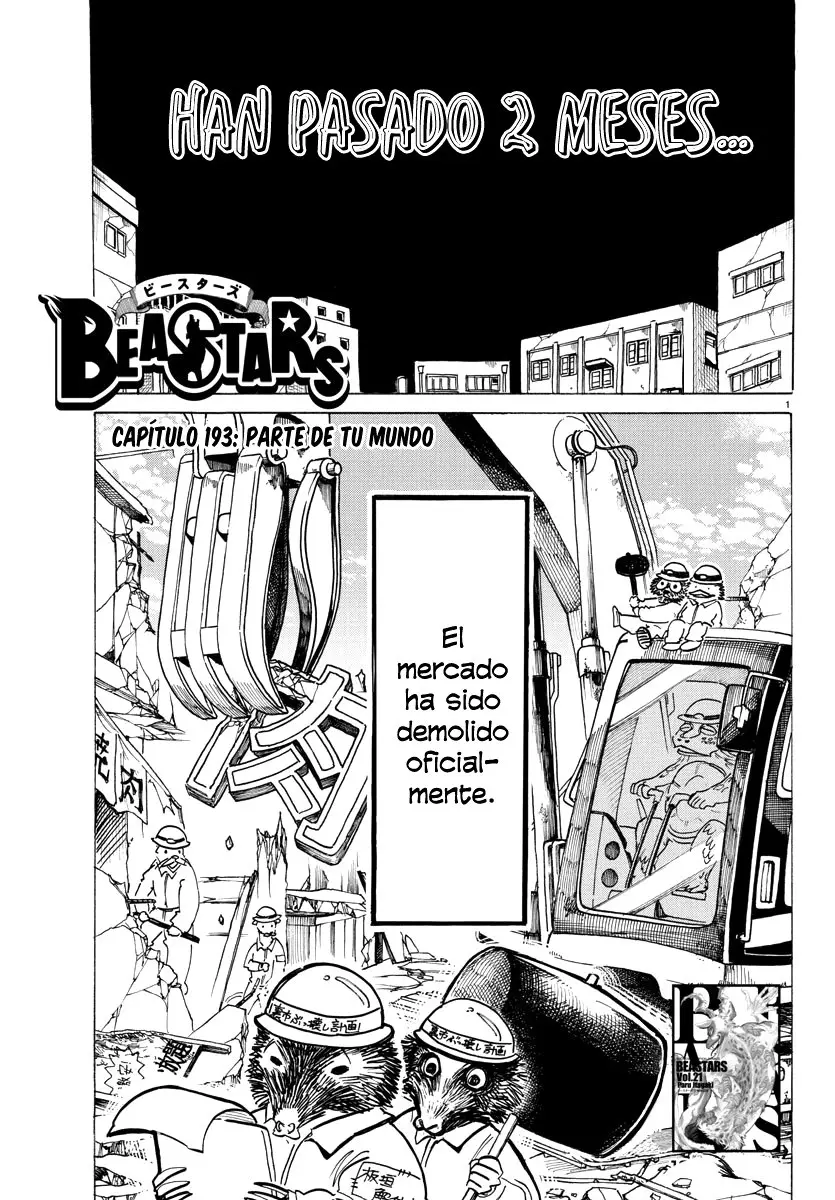 Beastars capítulo 193 página 3