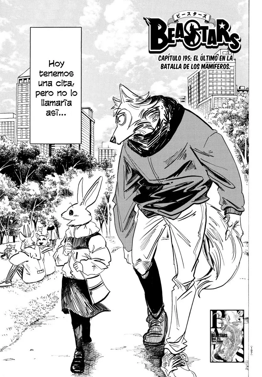 Beastars capítulo 195 página 3