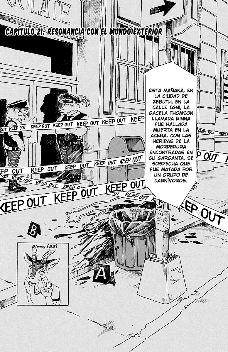 Beastars capítulo 21 página 2