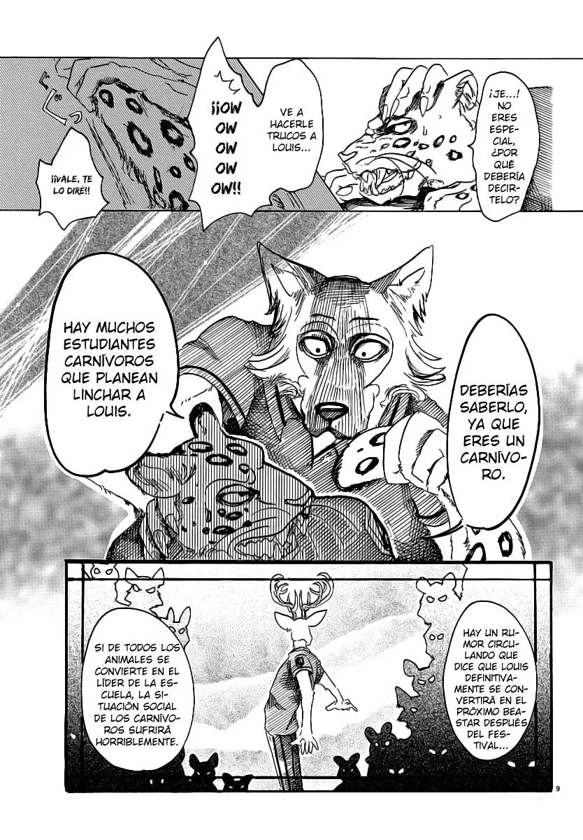 Beastars capítulo 34 página 9