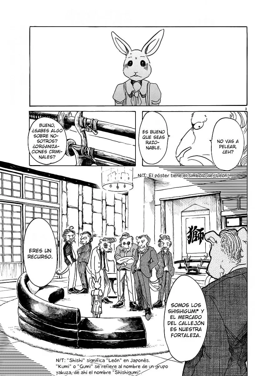 Beastars capítulo 35 página 4
