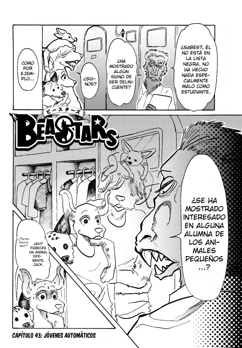 Beastars capítulo 43 página 3