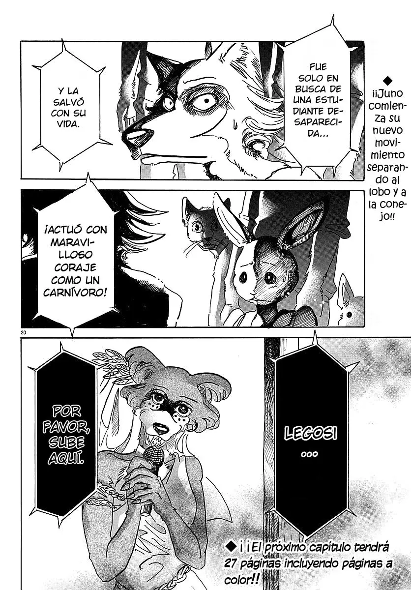 Beastars capítulo 46 página 20