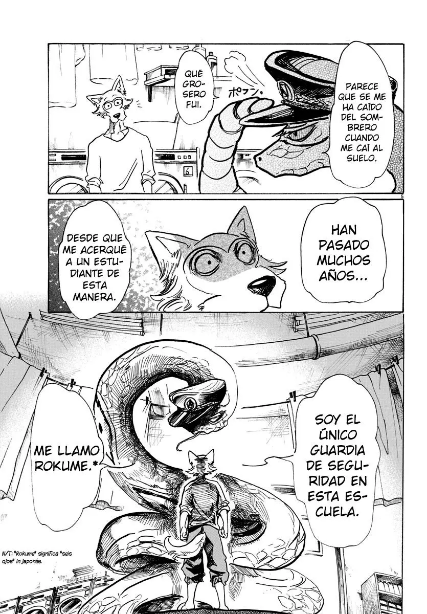 Beastars capítulo 55 página 6