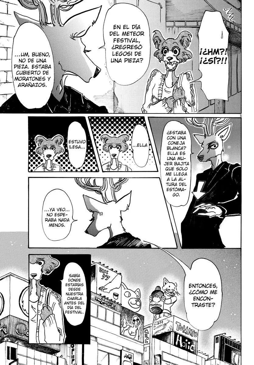 Beastars capítulo 57 página 5