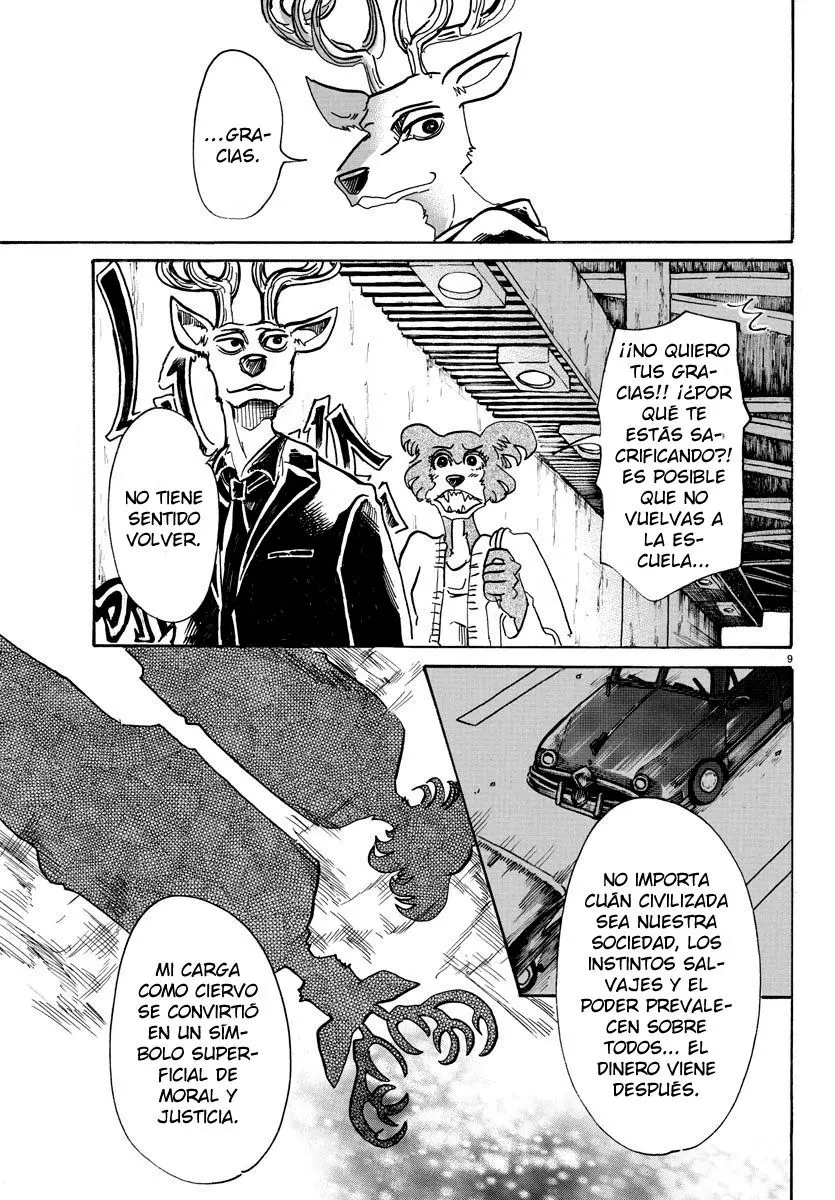 Beastars capítulo 57 página 9