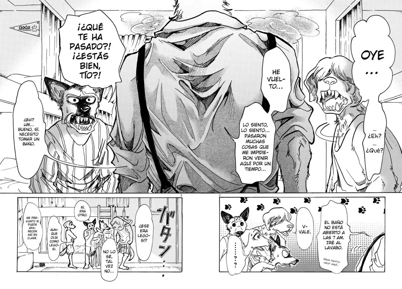Beastars capítulo 62 página 3