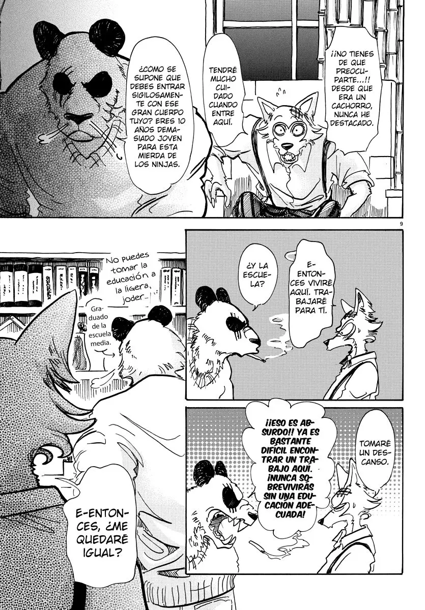 Beastars capítulo 62 página 9