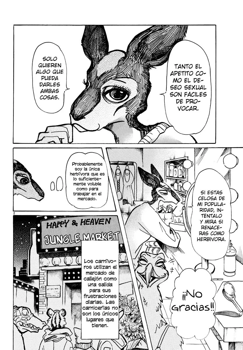 Beastars capítulo 64 página 3