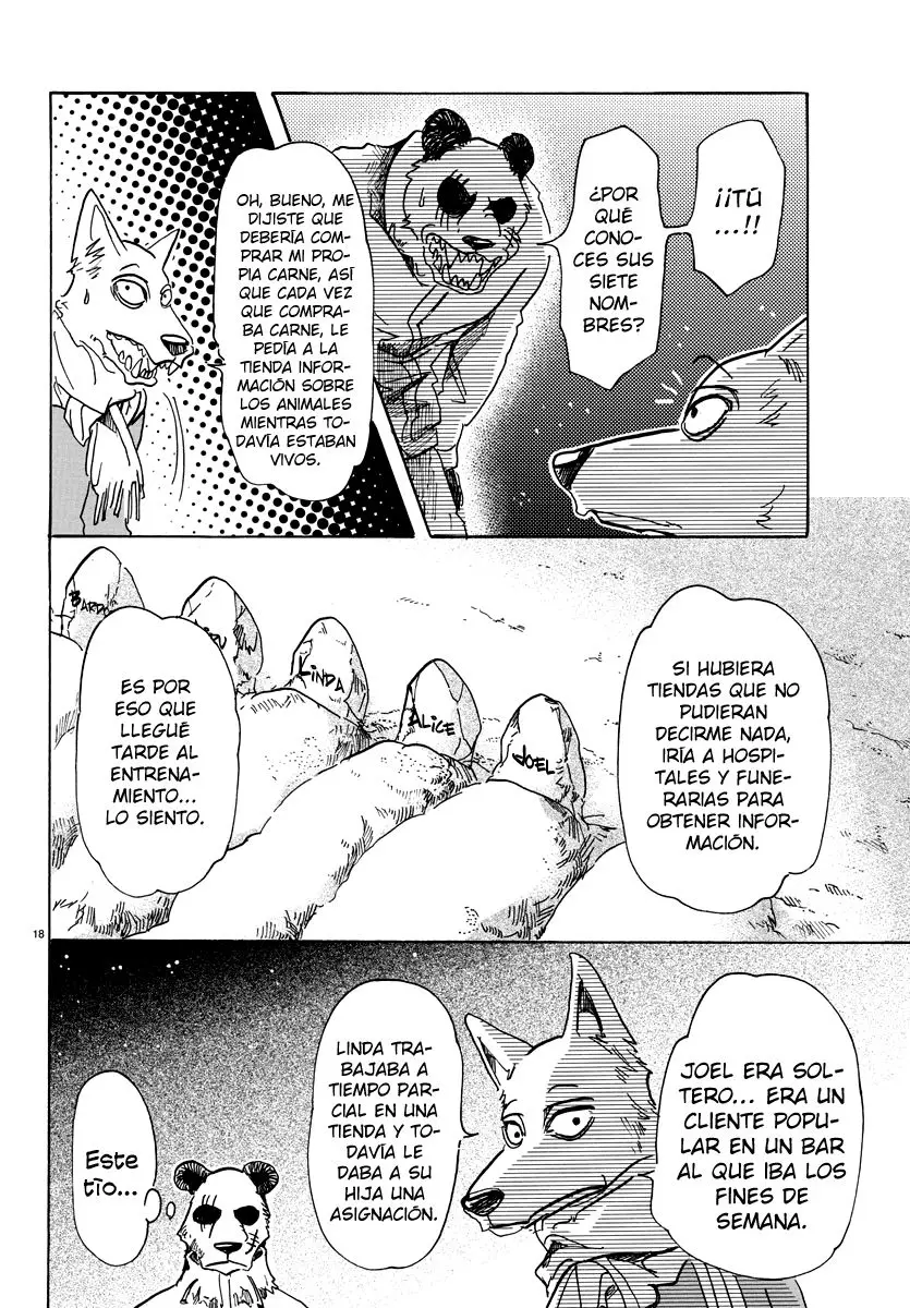 Beastars capítulo 66 página 18