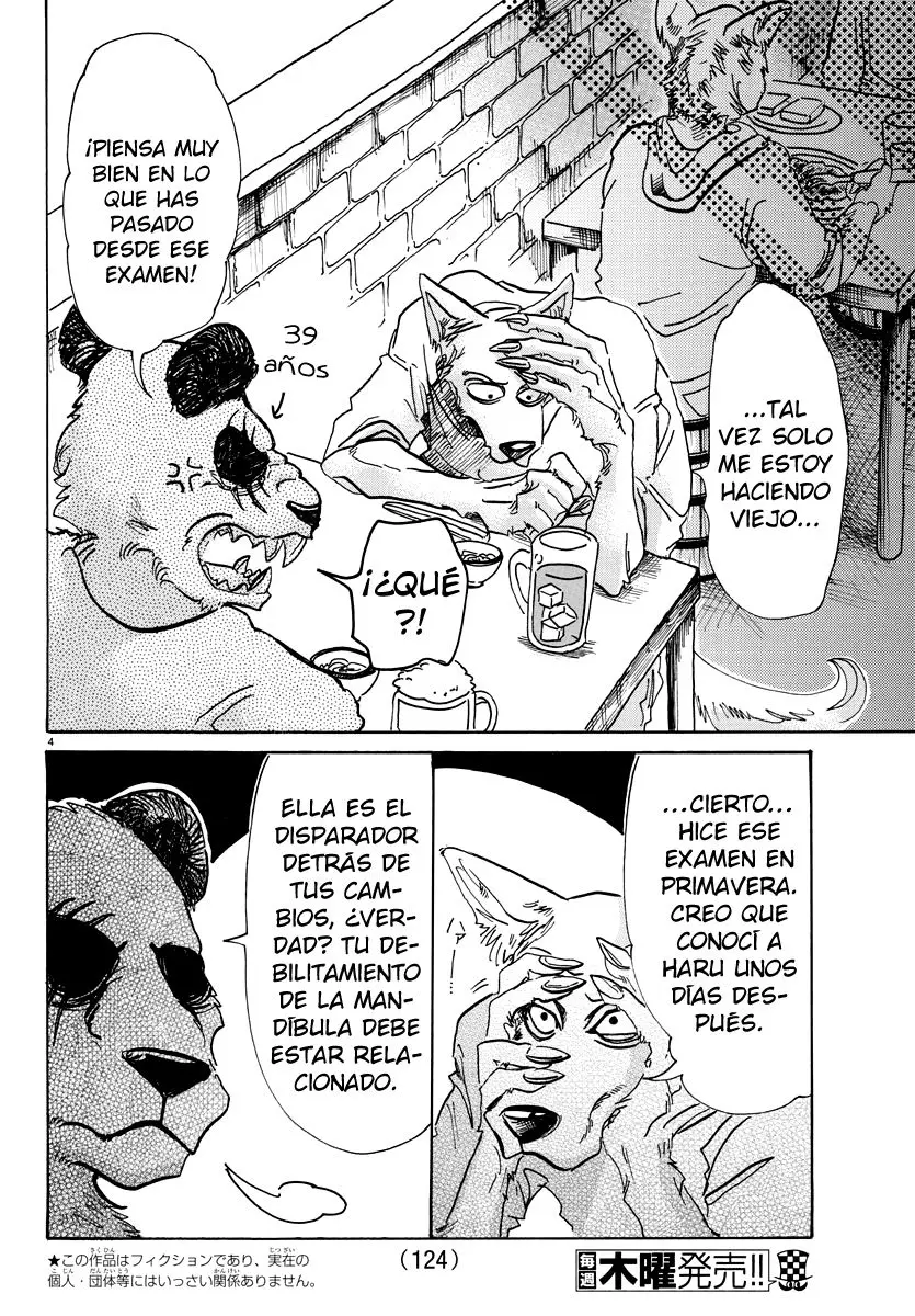 Beastars capítulo 68 página 5