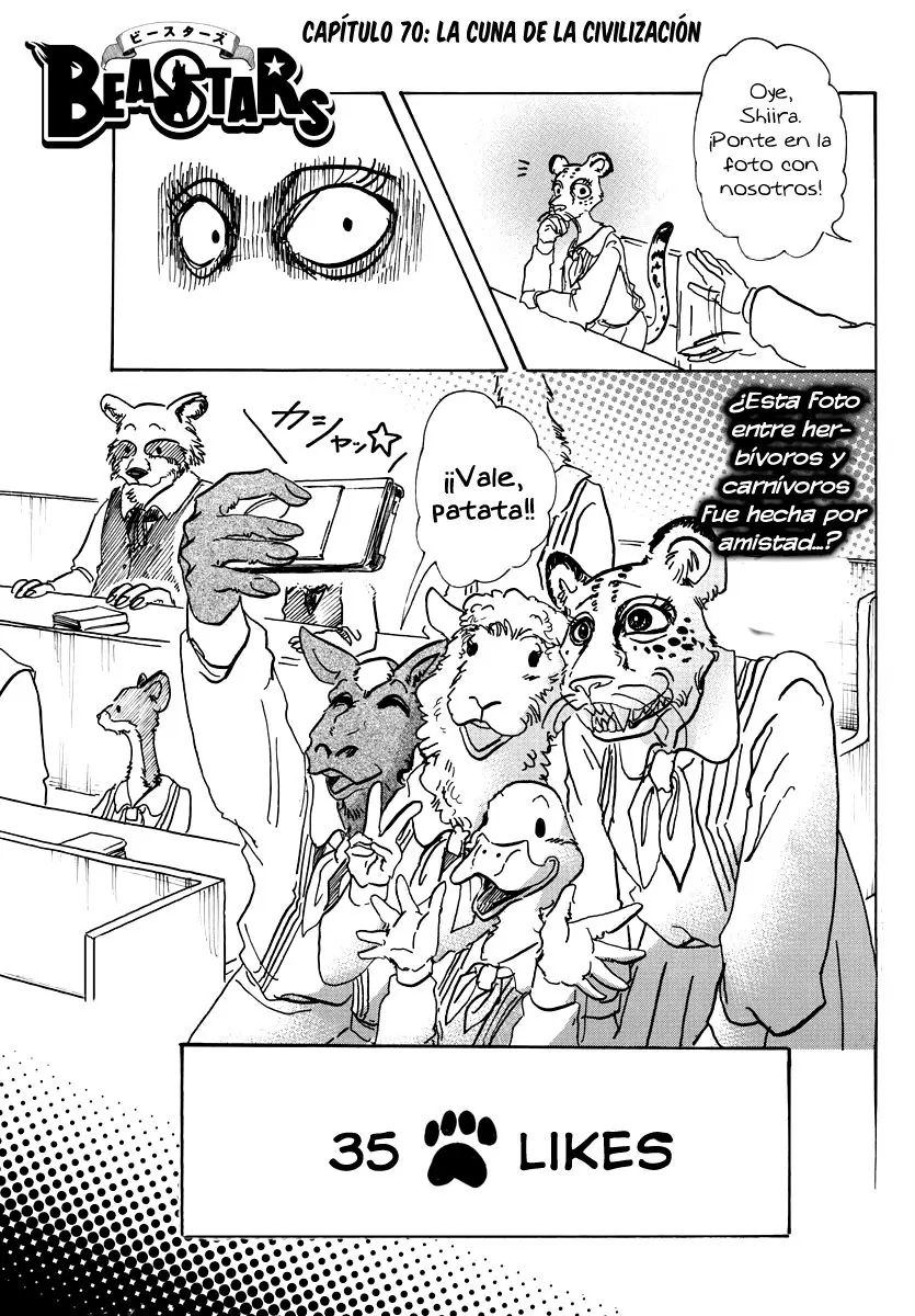 Beastars capítulo 70 página 2