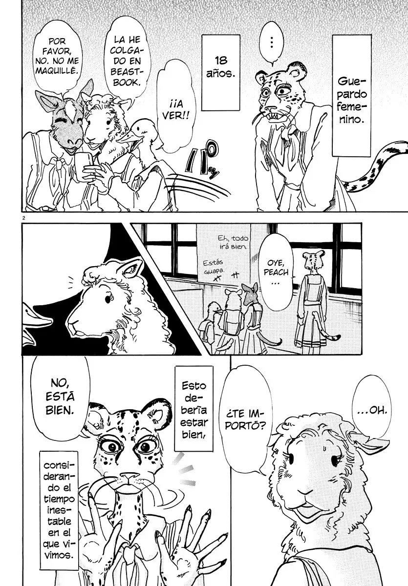 Beastars capítulo 70 página 3