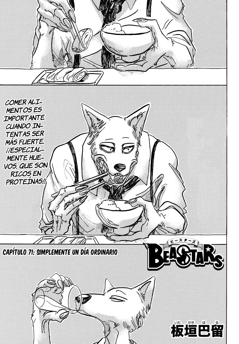 Beastars capítulo 71 página 2