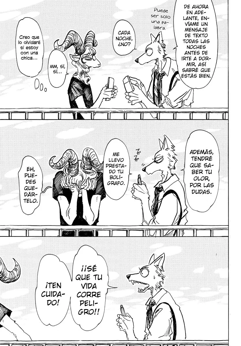 Beastars capítulo 74 página 2