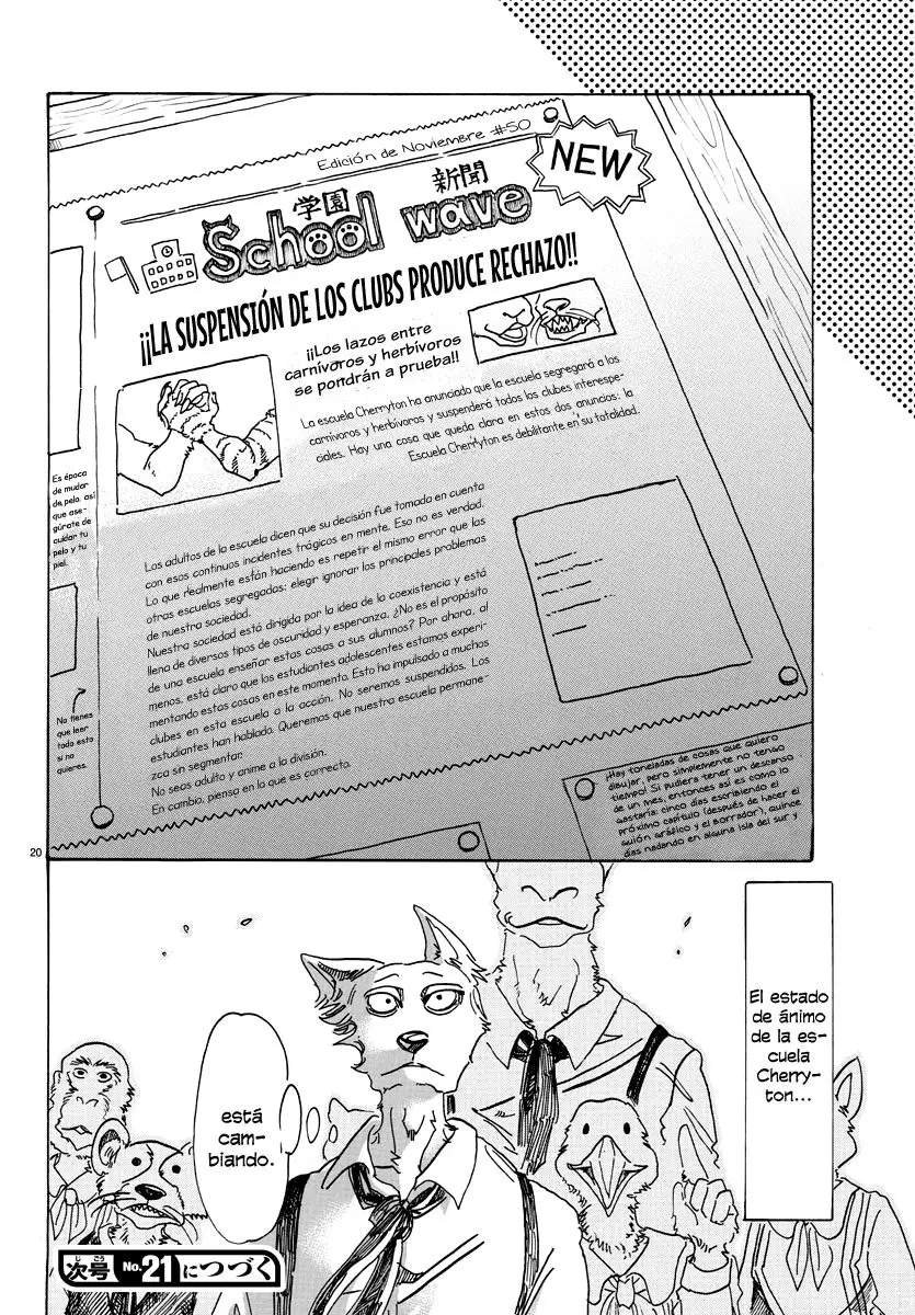 Beastars capítulo 78 página 20