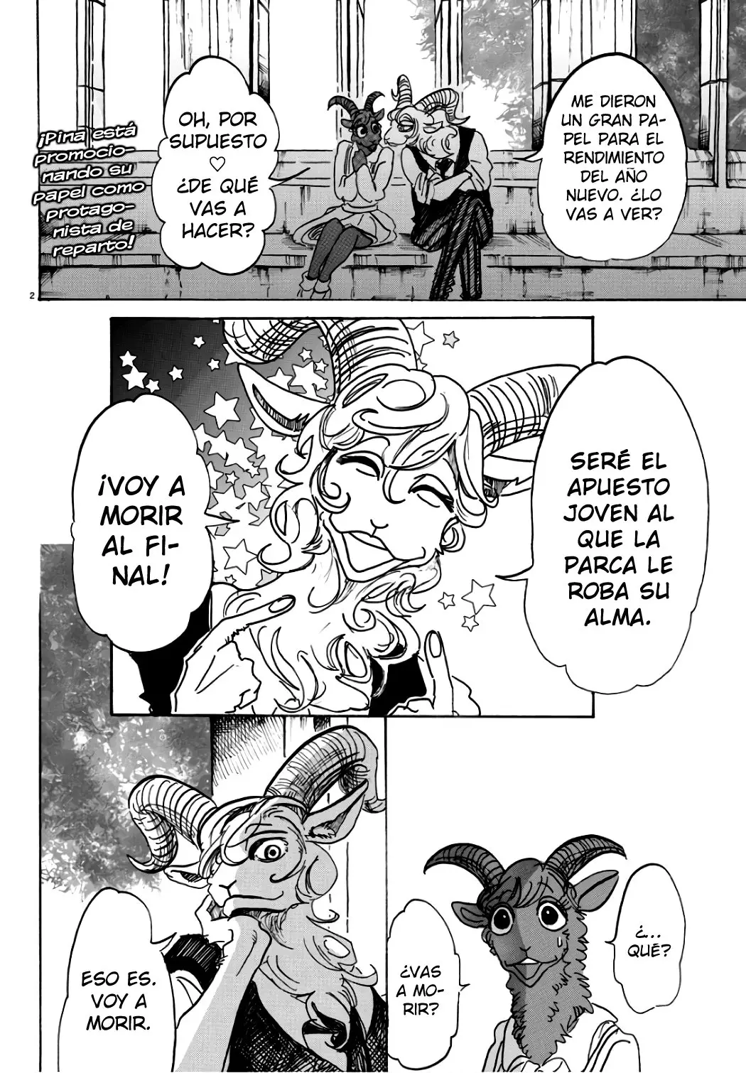 Beastars capítulo 87 página 3