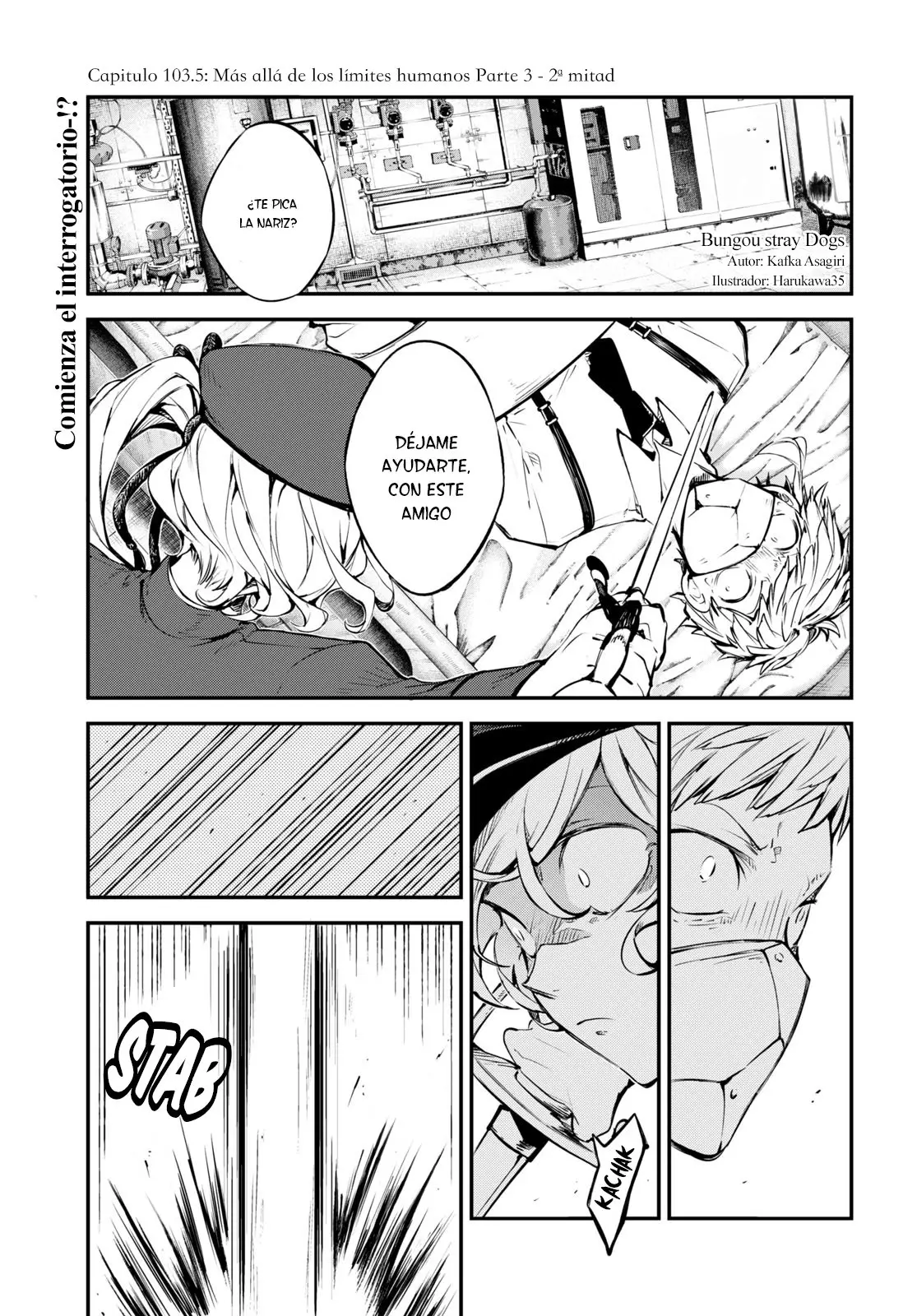 Bungou Stray Dogs capítulo 103.5 página 2