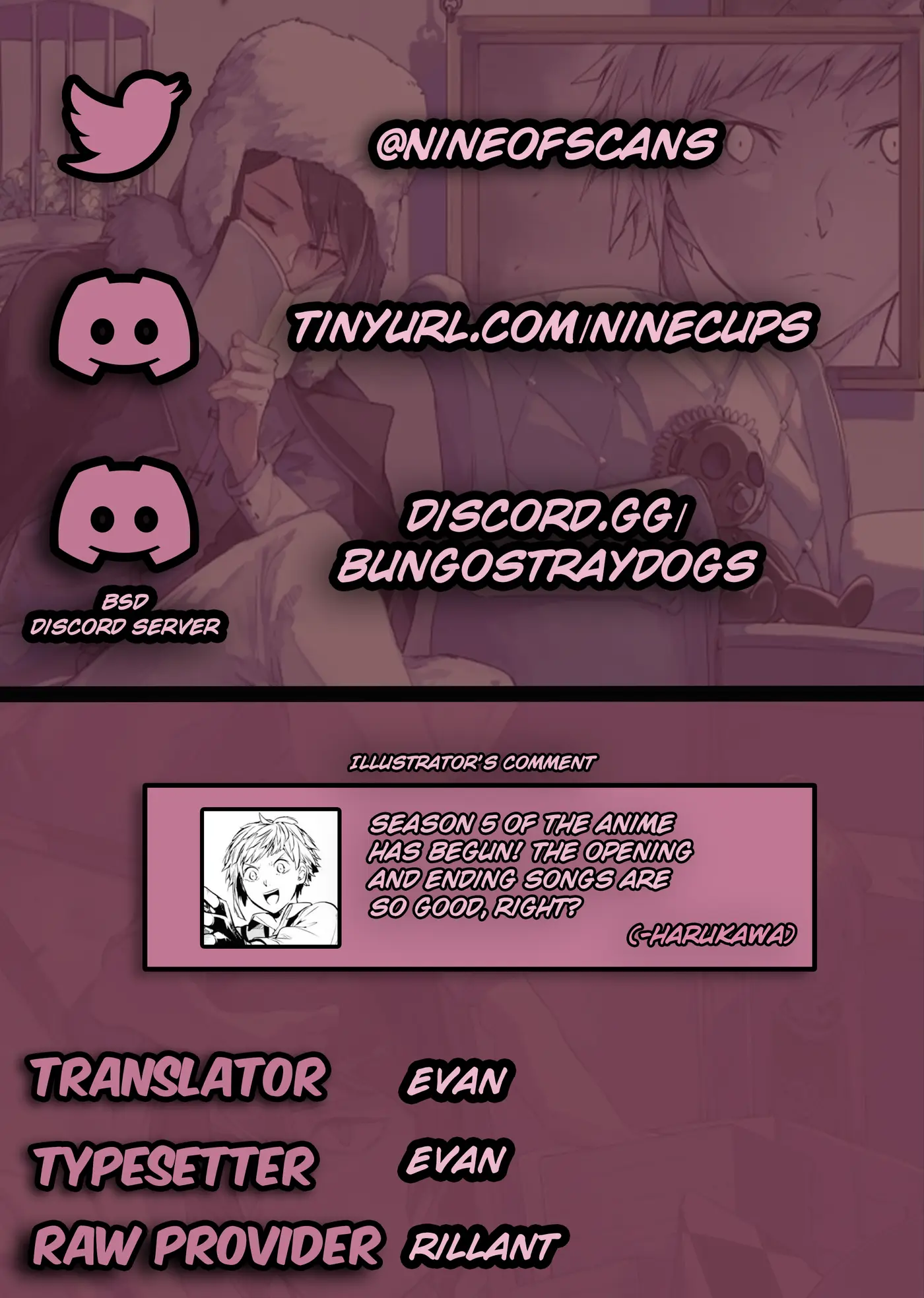 Bungou Stray Dogs capítulo 109 página 1
