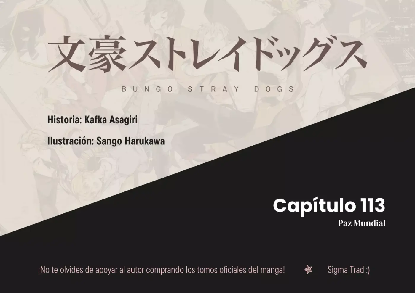 Bungou Stray Dogs capítulo 113 página 1