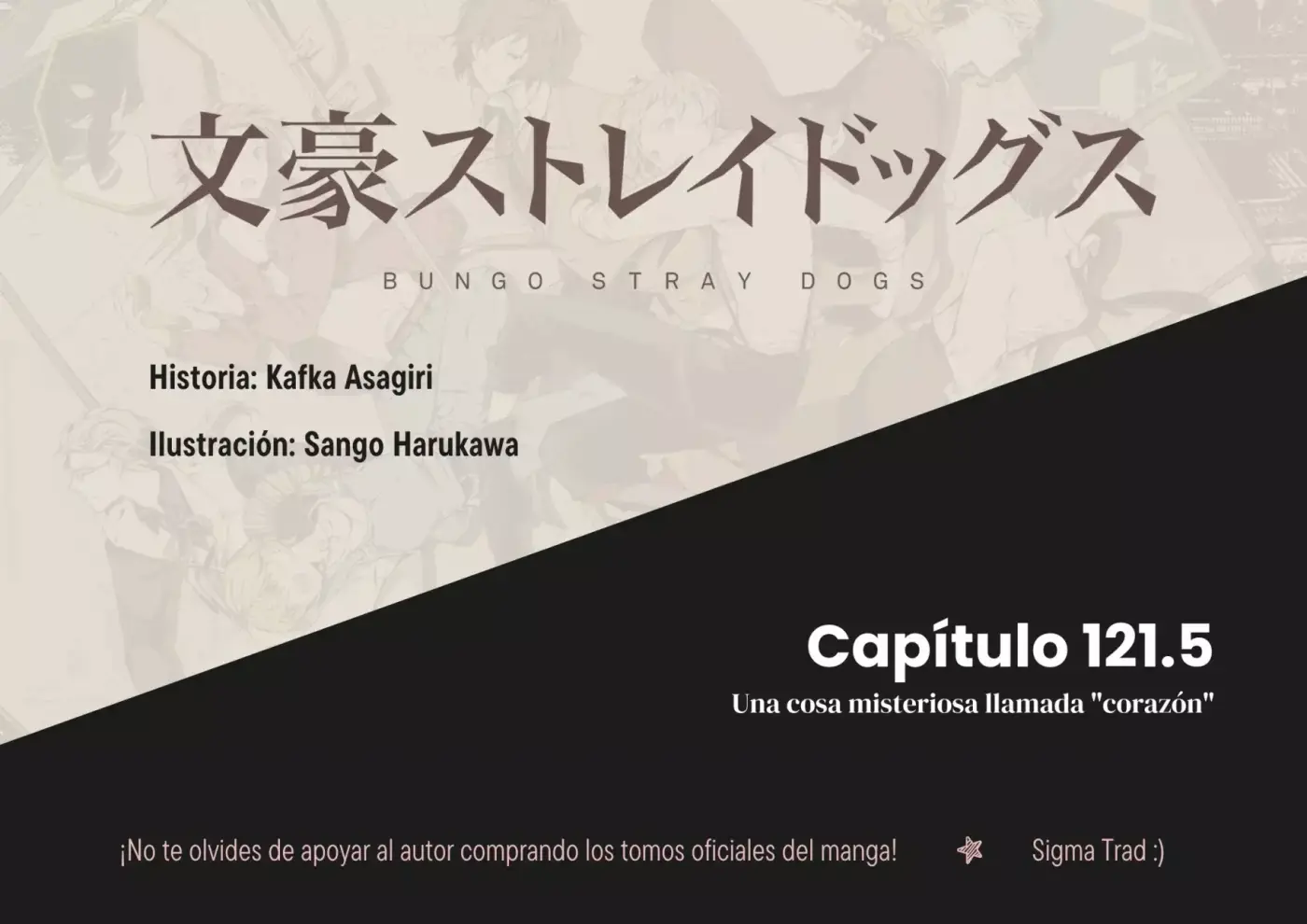 Bungou Stray Dogs capítulo 121.5 página 1