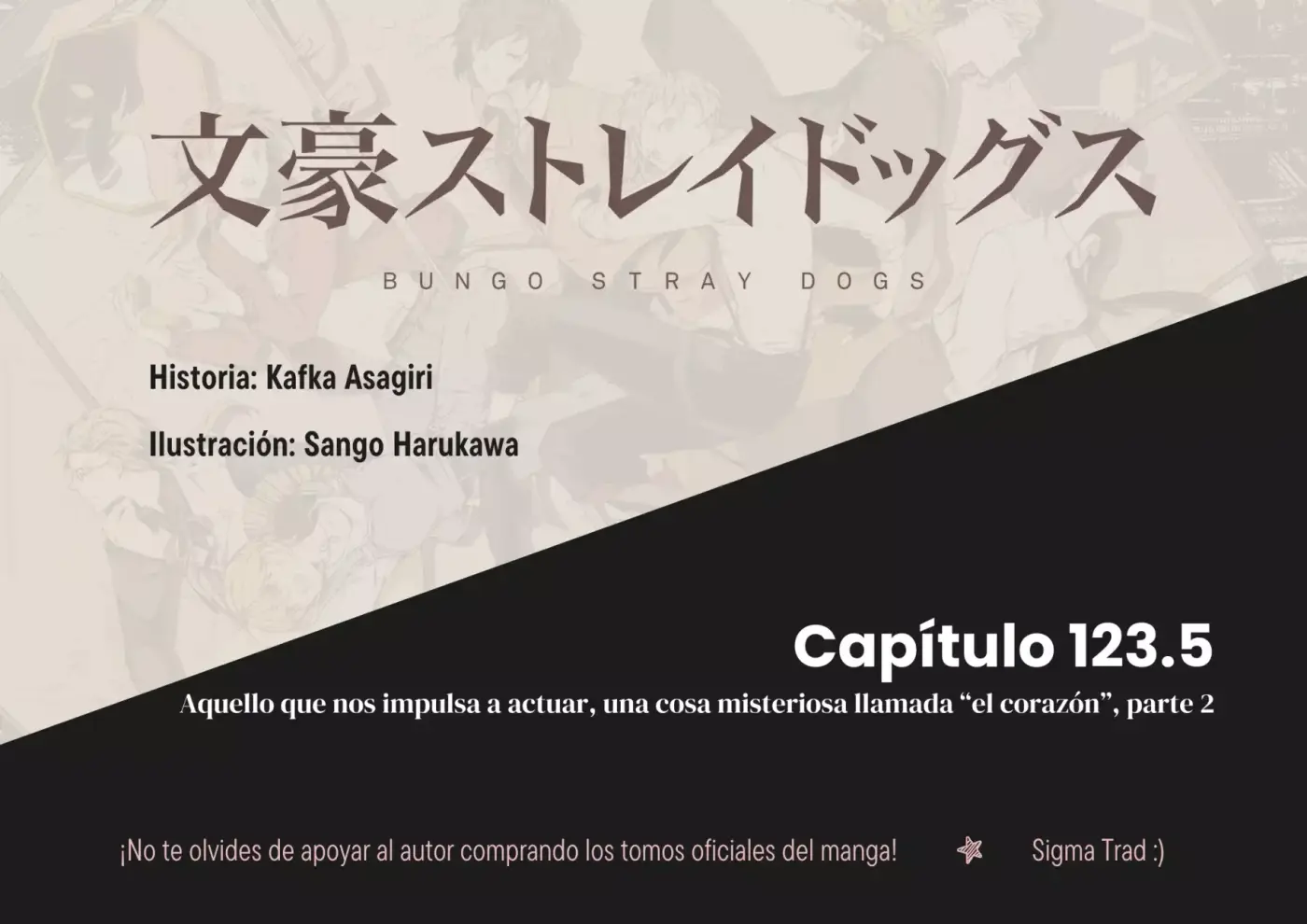Bungou Stray Dogs capítulo 123.5 página 1