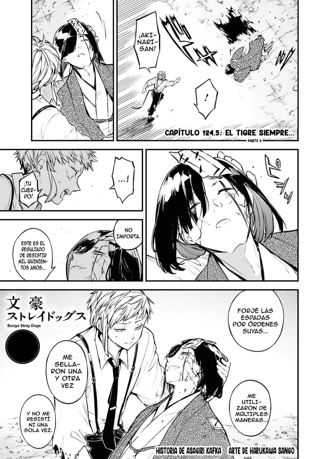 Bungou Stray Dogs capítulo 124.5 página 2