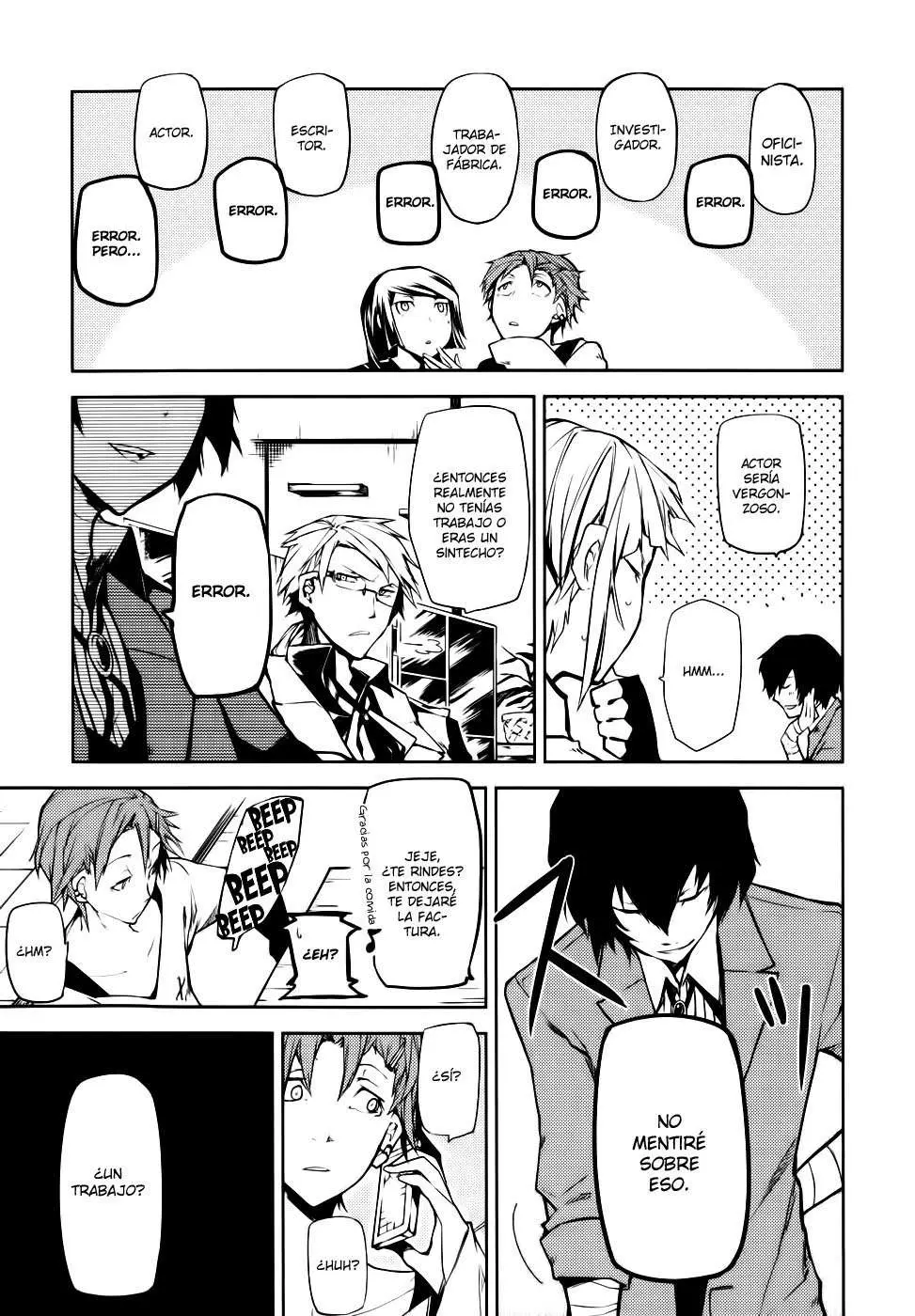 Bungou Stray Dogs capítulo 3 página 15