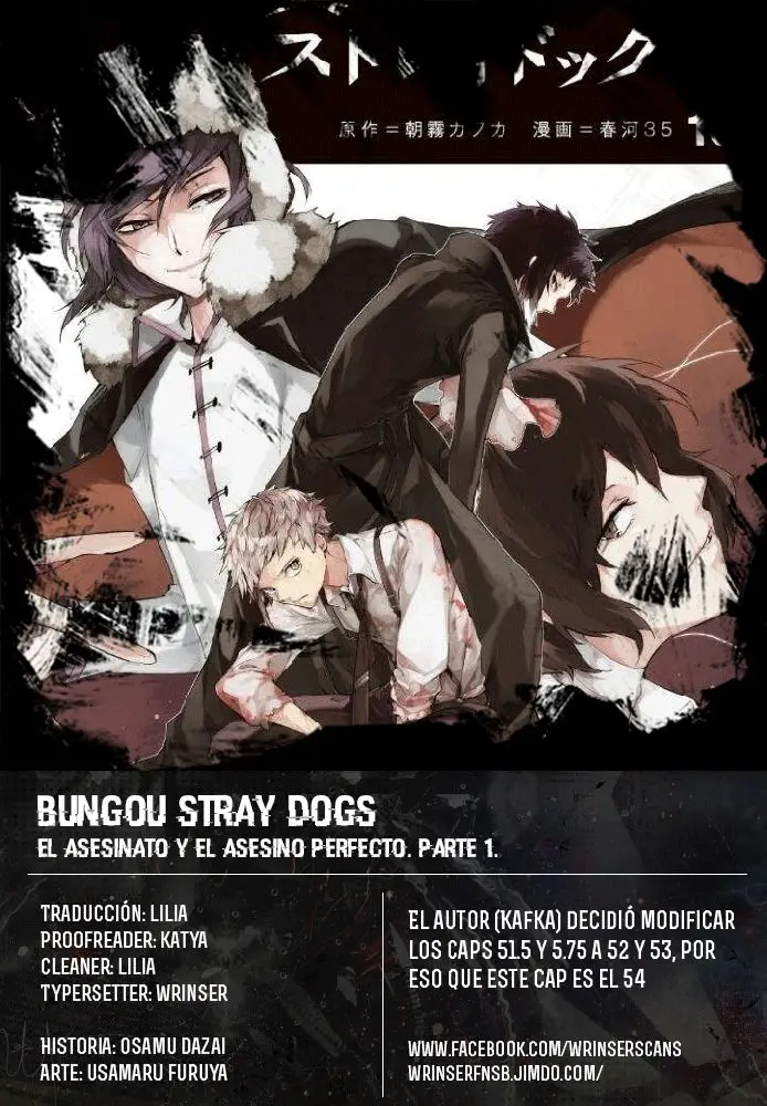 Bungou Stray Dogs capítulo 54 página 1