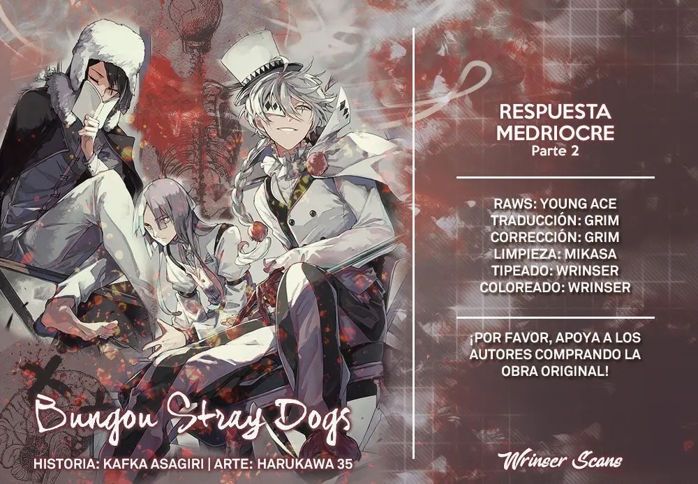 Bungou Stray Dogs capítulo 83.5 página 1