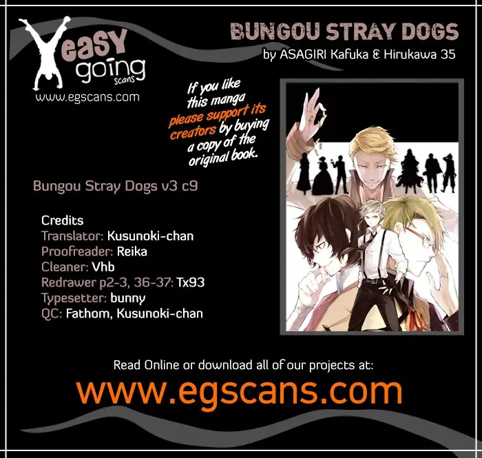 Bungou Stray Dogs capítulo 9 página 3