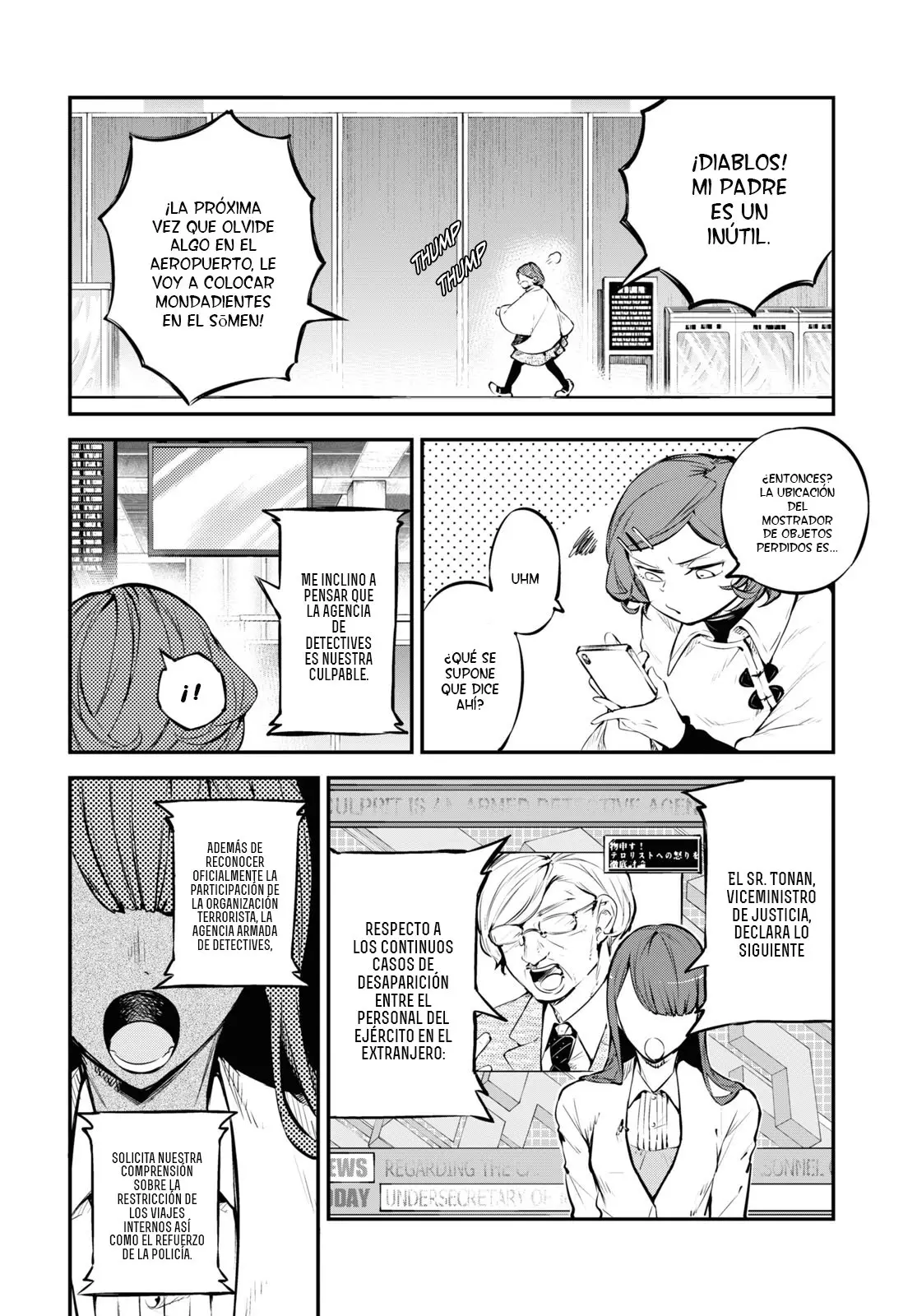 Bungou Stray Dogs capítulo 92 página 3