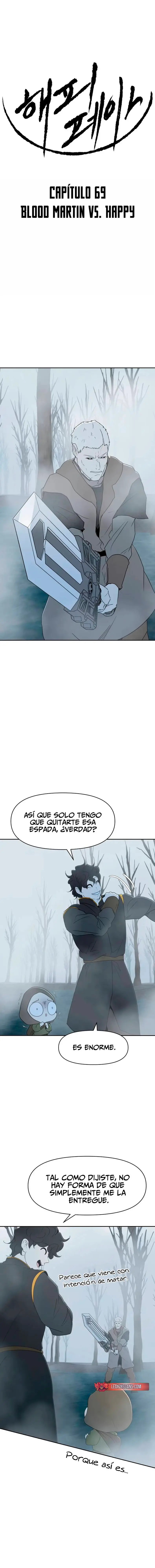 Cara Feliz: De Esclavo A Leyenda De La Arena. capítulo 69 página 2