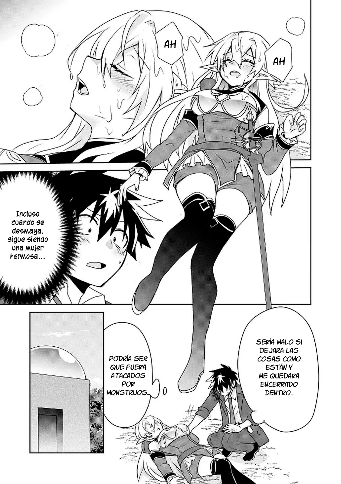 CHOI KUZU SHACHIKU NO ISEKAI HAREM KENKOUKI capítulo 3 página 21