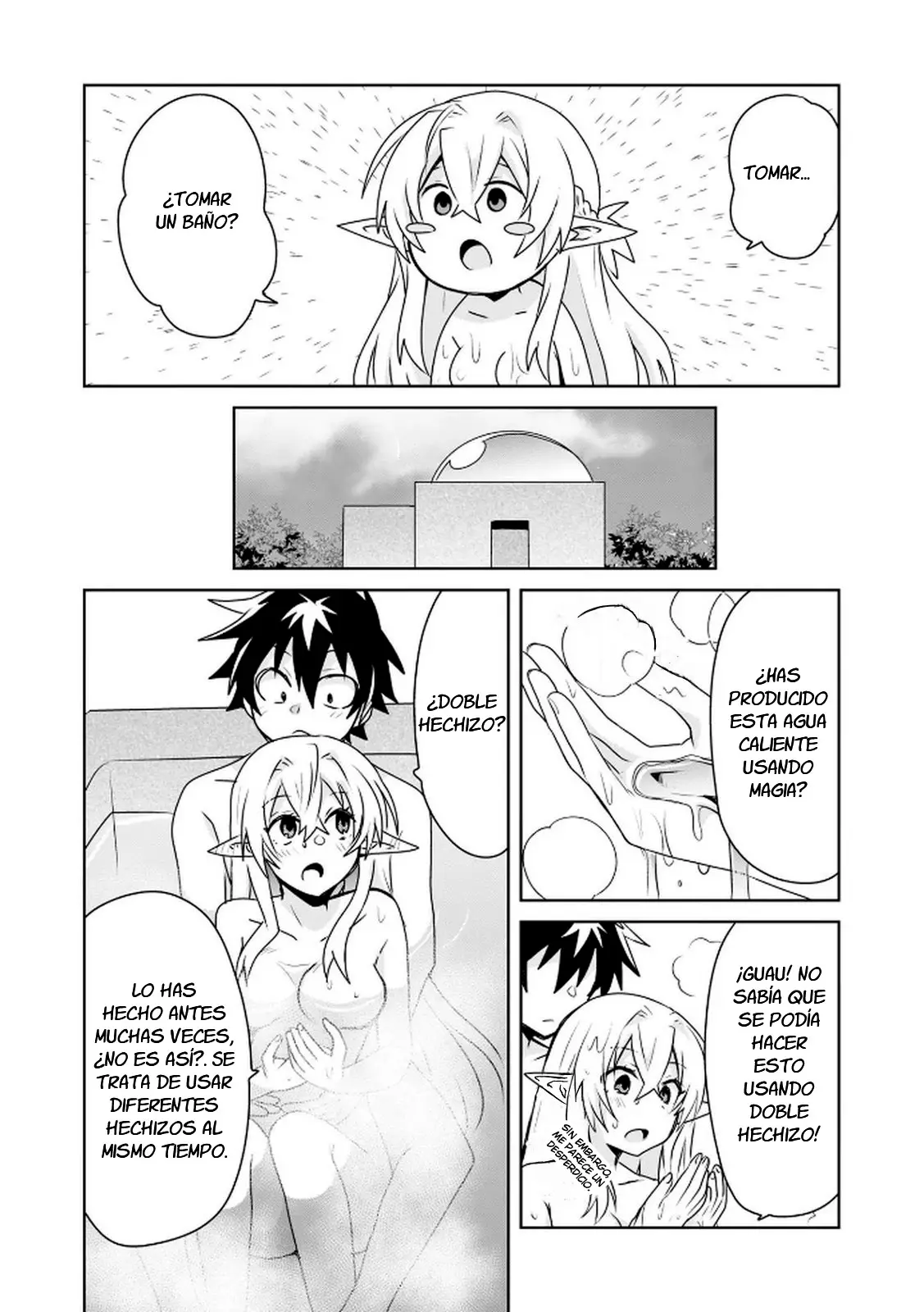 CHOI KUZU SHACHIKU NO ISEKAI HAREM KENKOUKI capítulo 3 página 32