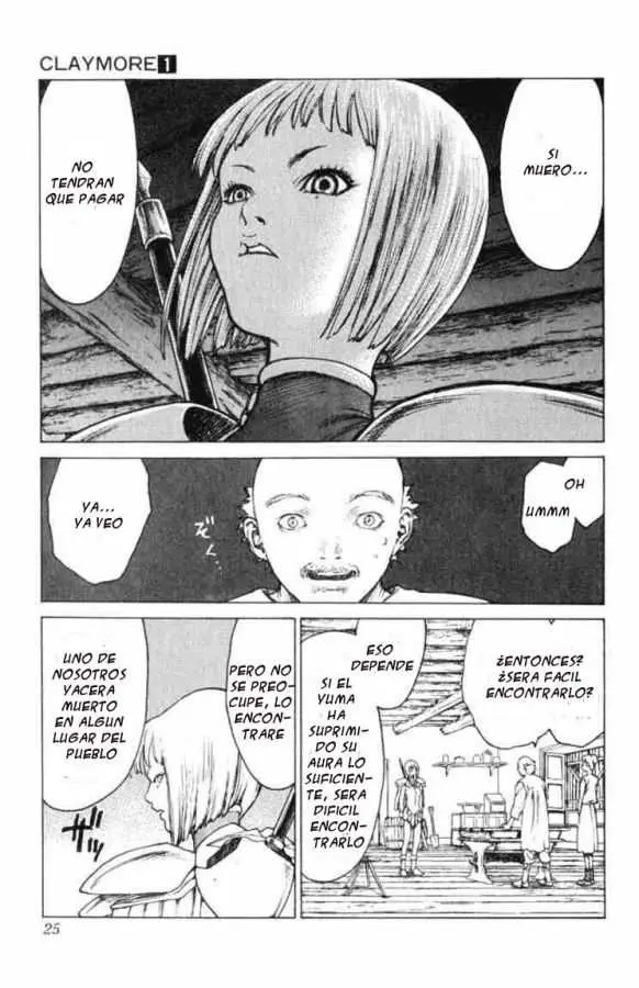 Claymore capítulo 1 página 22