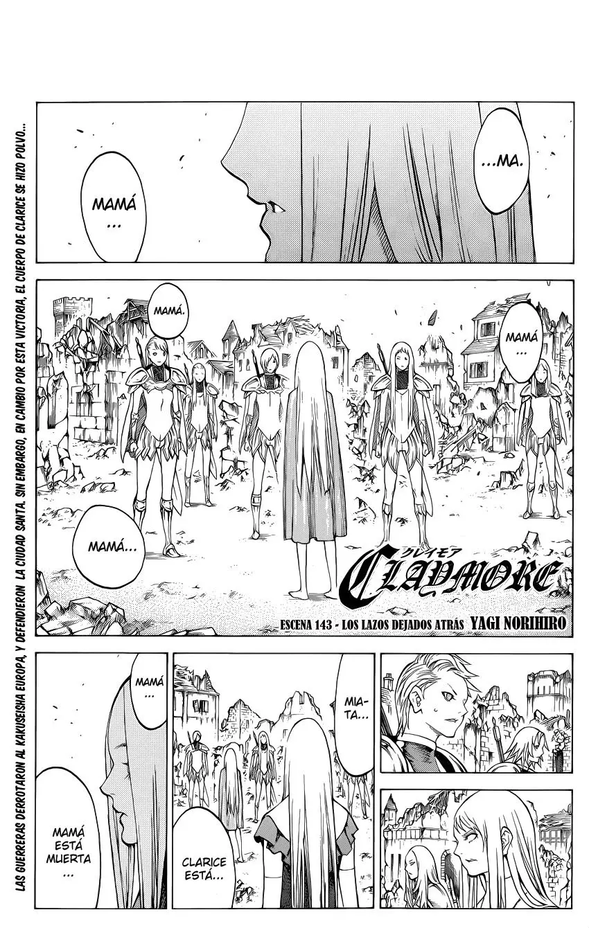 Claymore capítulo 143 página 1