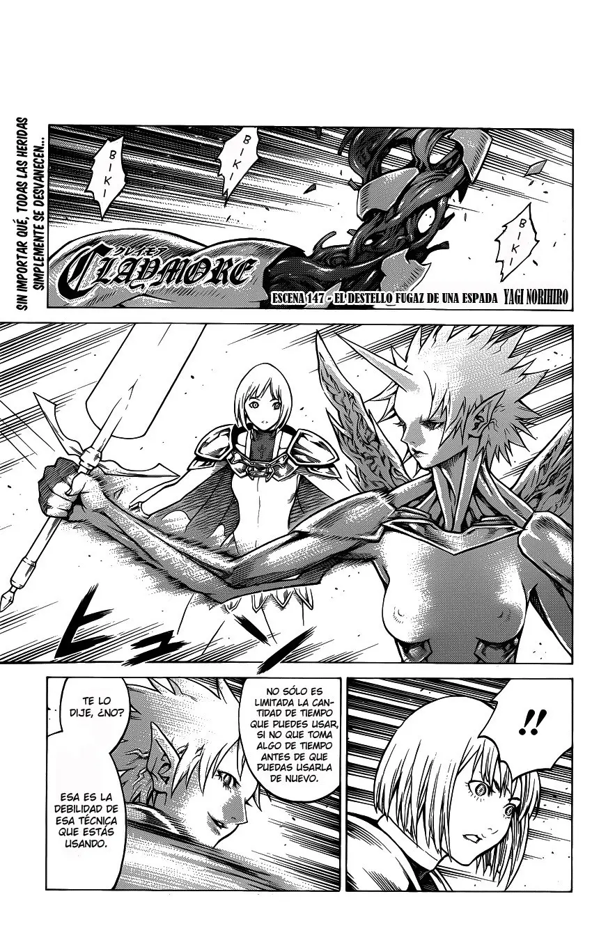 Claymore capítulo 147 página 1
