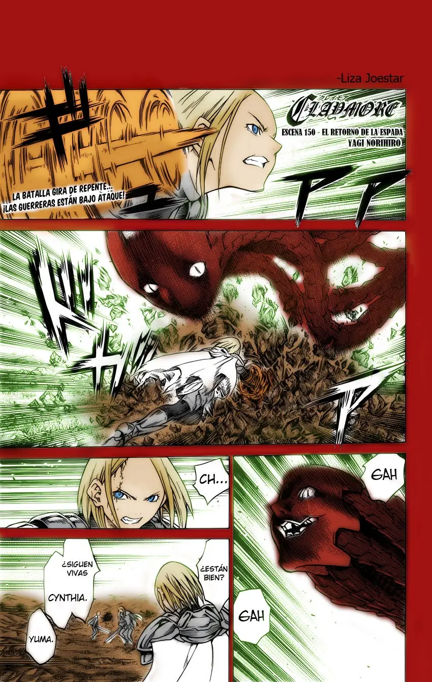 Claymore capítulo 150 página 3