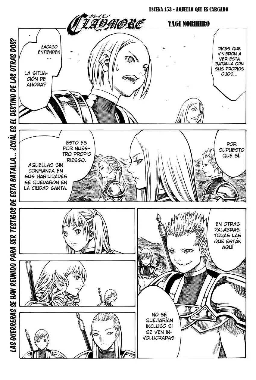 Claymore capítulo 153 página 1