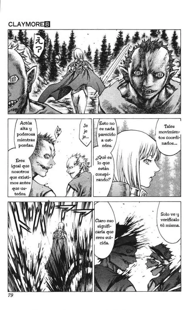 Claymore capítulo 42 página 8