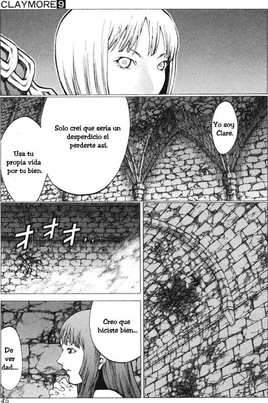 Claymore capítulo 47 página 9