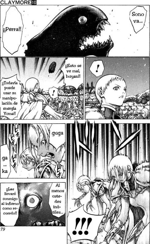 Claymore capítulo 54 página 9