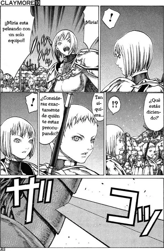 Claymore capítulo 54 página 14