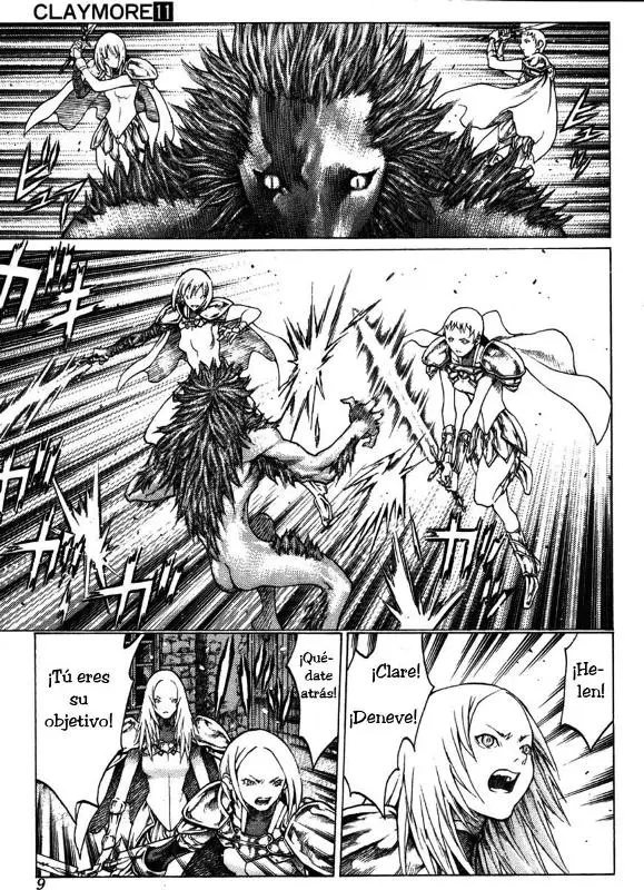 Claymore capítulo 58 página 9